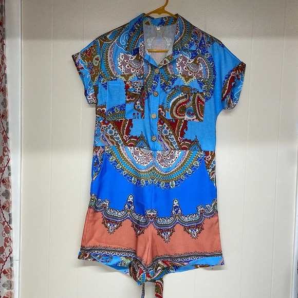 Pants - Romper with Tie Belt Super cute New